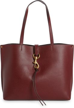 Megan Leather Tote - Red