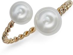 Genuine Pearl Open Ring