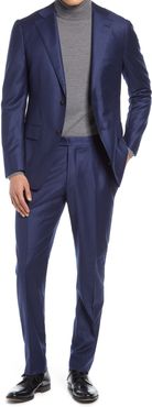 Pinstripe Wool & Cashmere Suit