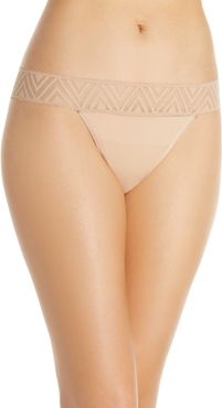 Lace Period Thong