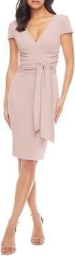 Dana Wrap Waist Cocktail Dress