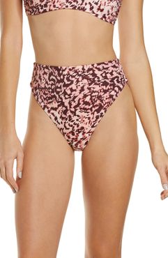 Easy Retro High Waist Swim Bottoms