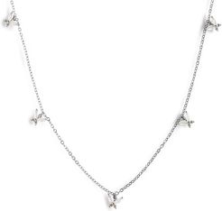 Milky Mari Butterfly Choker Necklace