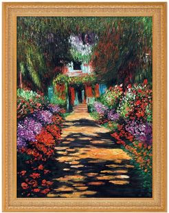 Overstock Art Garden Path at Giverny with Sovereign Frame at Nordstrom Rack