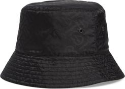 Monogram Jacquard Bucket Hat - Black