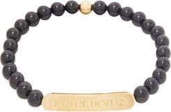 Power Gemstone Tag Onyx Bracelet