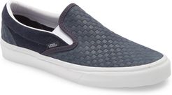 Embossed Mini Check Classic Slip-On Sneaker