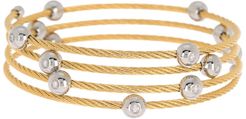 ALOR Yellow Stainless Steel Cascade Chain Bangle Bracelet at Nordstrom Rack