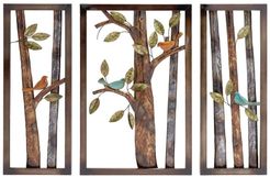 Willow Row Multi Metal Wall Plaque - Set of 3 at Nordstrom Rack