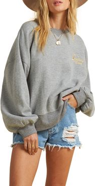 X The Salty Blonde Vacation Mode Relaxed Sweatshirt