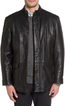 Missani Le Collezioni Field Leather Jacket at Nordstrom Rack