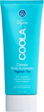 Coola Suncare Classic Body Sunscreen Fragrance-Free Spf 50