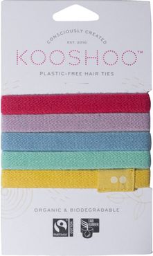 Package Free X Kooshoo 5-Pack Organic Cotton Hair Ties