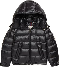 Boy's Moncler New Maya Water Resistant Hooded Down Puffer Coat