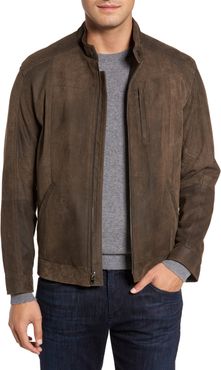 Suede Moto Jacket