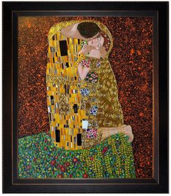 Overstock Art Luxury Line) Framed Oil Reproduction of an Original Painting by Gustav Klimt at Nordstrom Rack