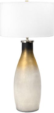 nuLOOM Gray Glass Vessel 29" Linen Shade Table Lamp at Nordstrom Rack