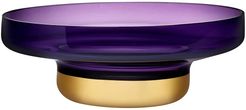 Nude Glass Contour Bowl - Wide with Purple Top and Golden Base at Nordstrom Rack