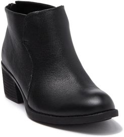 B.O.C. BY BORN Bushey Leather Block Heel Bootie at Nordstrom Rack