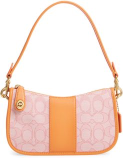 Swinger Signature Jacquard Shoulder Bag - Pink