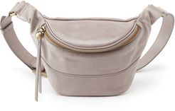Jett Leather Belt Bag - Grey