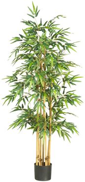 NEARLY NATURAL Green 64" Bamboo Silk Tree at Nordstrom Rack