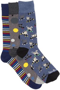 Unsimply Stitched Crew Socks - Pack of 3 at Nordstrom Rack