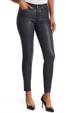 FRAME Le High Leather Skinny Jeans at Nordstrom Rack