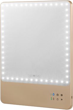 Riki Skinny 10X Lighted Mirror Gold