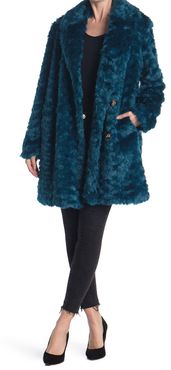 UNREAL FUR Faux Fur Square Coat at Nordstrom Rack