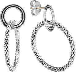 LAGOS Sterling Silver & 18K Gold Caviar Double Circle Drop Earrings at Nordstrom Rack