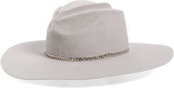 Mason Fur Felt Wide Brim Hat - Grey