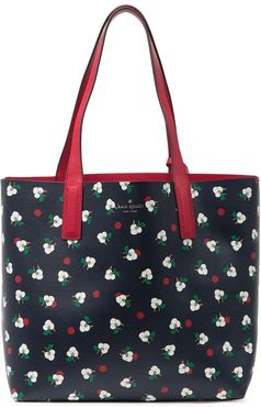 kate spade new york leather mya breezy ditsy reversible floral tote at Nordstrom Rack