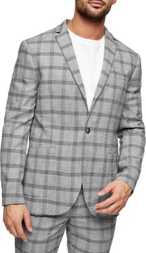 TOPMAN Check Slim Fit Suit Blazer at Nordstrom Rack