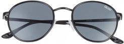 Omen 45mm Sunglasses - Black/ Smoke