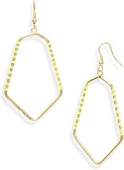 Lexi Angular Teardrop Drop Earrings