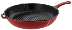 French Home 10" Red Round French Enameled Cast Iron Grill Pan at Nordstrom Rack