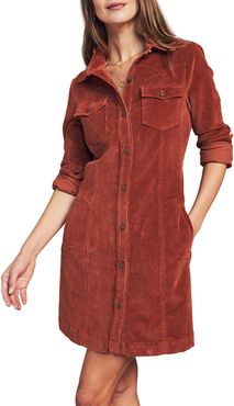 Malone Long Sleeve Corduroy Shirtdress