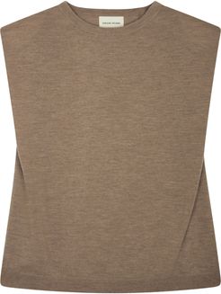 Prince Padded Shoulder Wool & Cashmere Shell