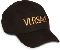 Versace Metallic Logo Baseball Cap