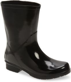 Polished Mid Rain Boot