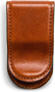 Leather Money Clip - Brown