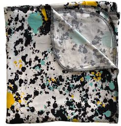 Paint Splatter Swaddle Blanket