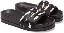 Sophie Genuine Calf Hair Slide Sandal