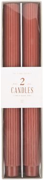 Set Of Two 10-Inch Fancy Taper Candles