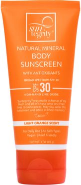 Natural Mineral Sunscreen For Body Broad Spectrum Spf 30