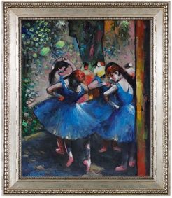 Overstock Art Dancers in Blue - Framed Oil reproduction of an original painting by Edgar Degas at Nordstrom Rack