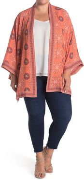 Max Studio Printed Open Front Kimono at Nordstrom Rack