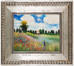 Overstock Art Poppy Field in Argenteuil Oil Painting - Framed Oil Reproduction of an Original Painting by Claude Monet at Nordst