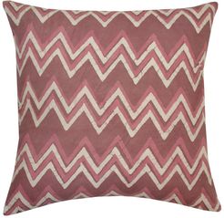 DIVINE HOME Batik Chevron Throw Pillow - 20"x20" at Nordstrom Rack